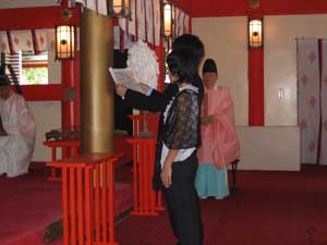 誓いの詞。RANBUは間違えずに読みました。びっくりです。