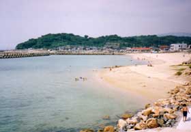 小串海水浴場。