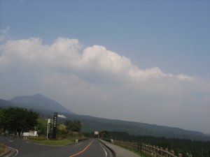 道の駅霧島から宮崎方面をのぞむ